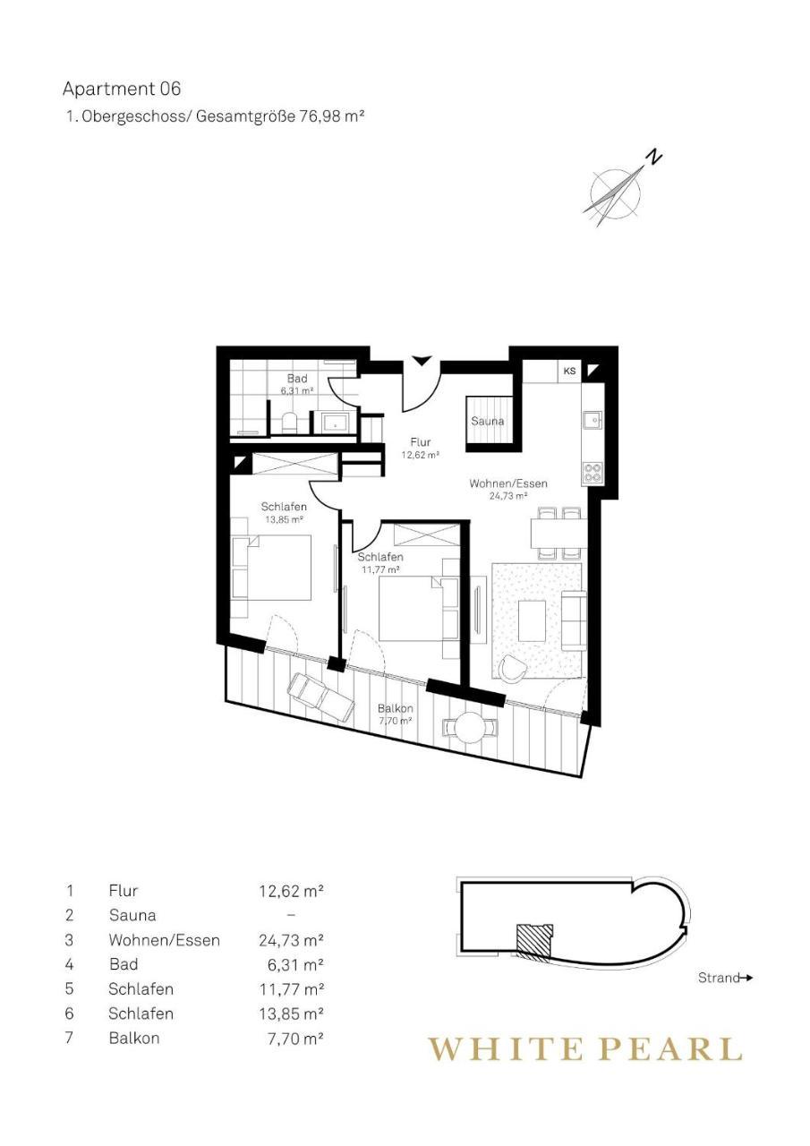 White Pearl Apartment 1.06 Timmendorfer Strand Exteriör bild